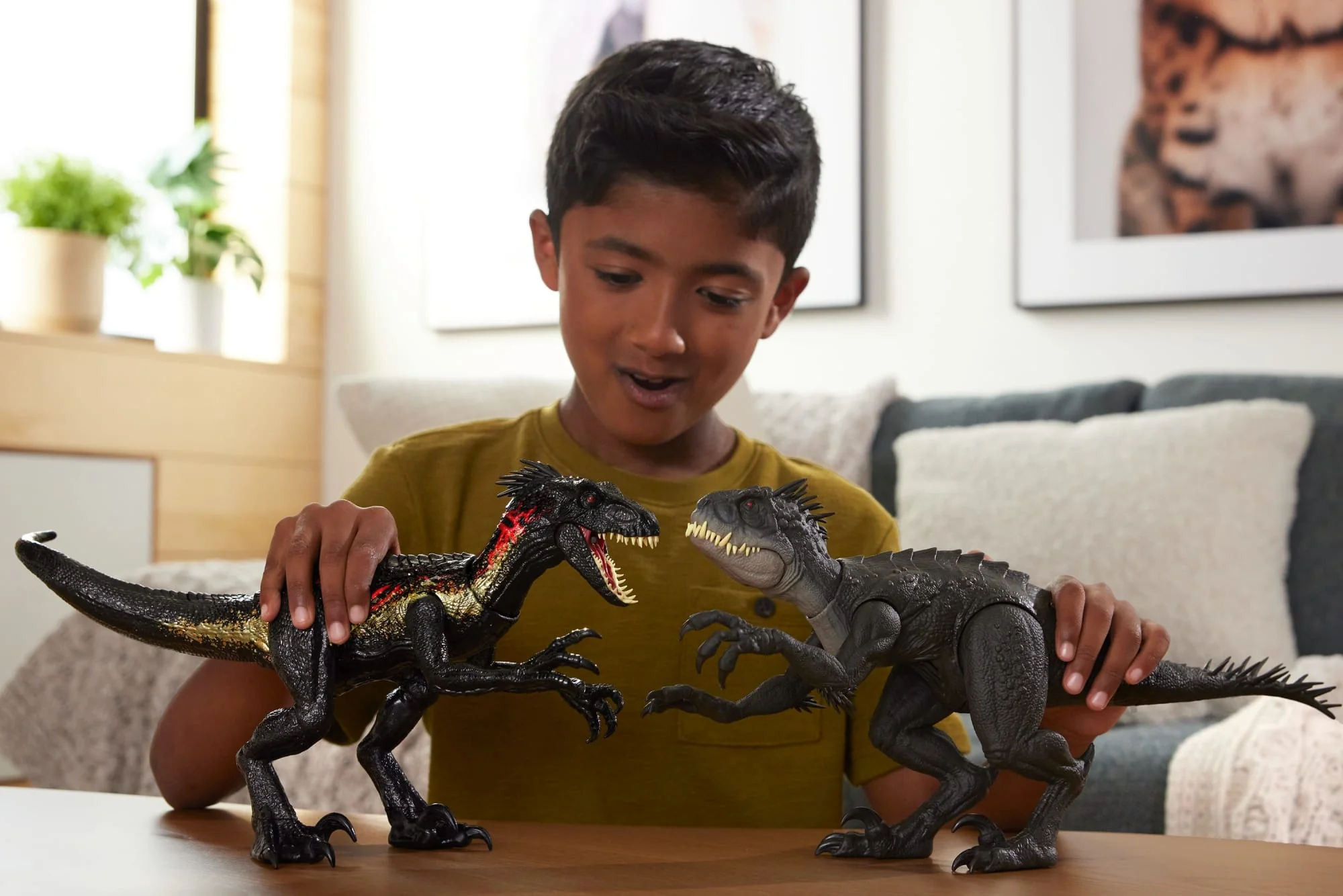 Figura De Dinosaurio De Indorráptor Ultimate Damage De Jurassic World Con Daños, Luces Y Sonidos - Imagen 2